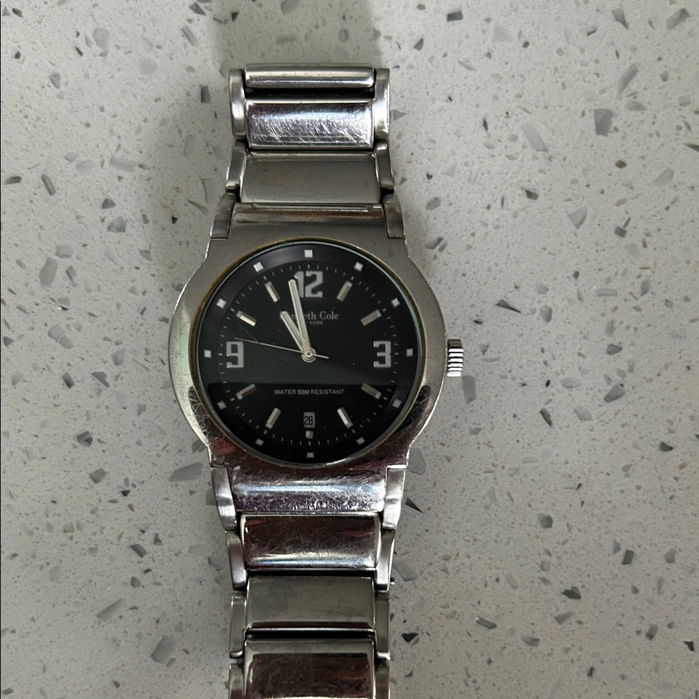 Kenneth Cole New York White and Brown Men's Watch